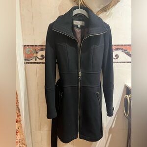 Marc New York Black Trench Coat